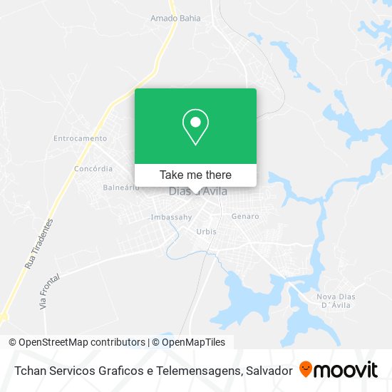 Tchan Servicos Graficos e Telemensagens map