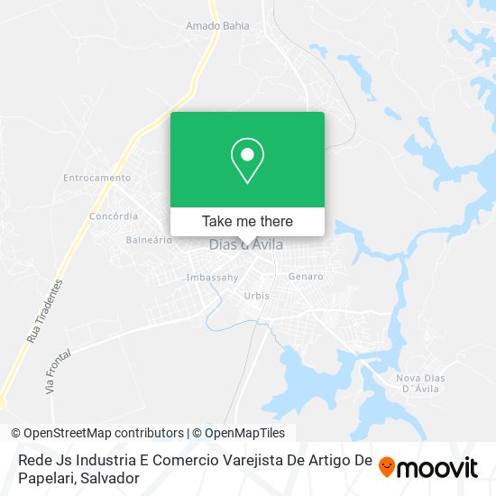 Mapa Rede Js Industria E Comercio Varejista De Artigo De Papelari