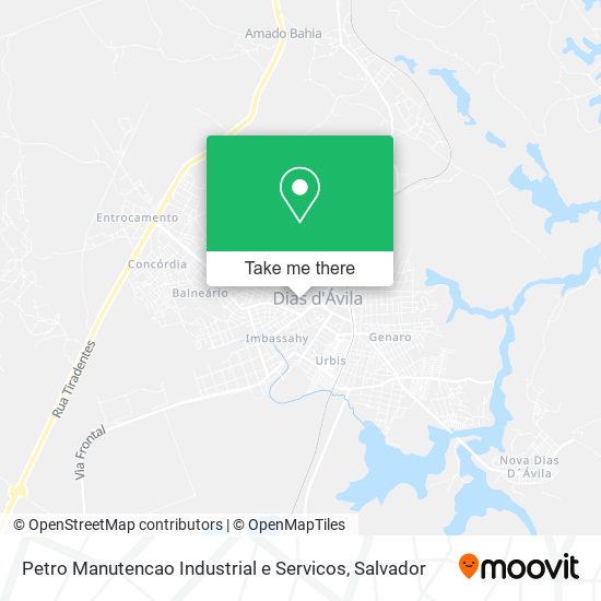 Petro Manutencao Industrial e Servicos map