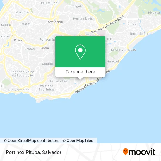 Portinox Pituba map