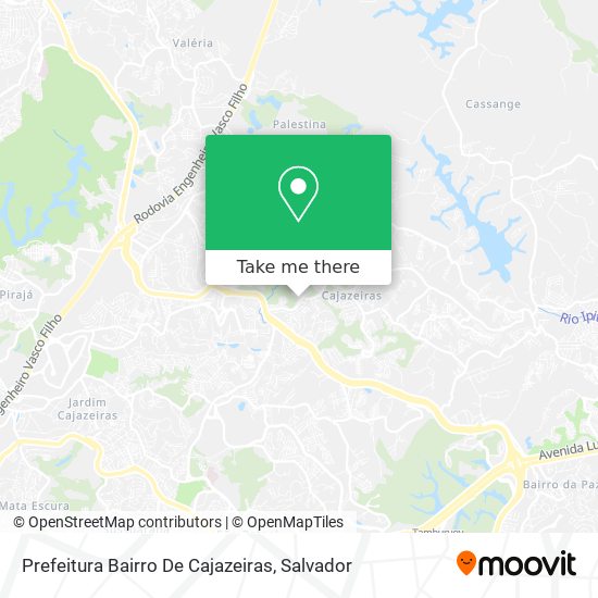 Mapa Prefeitura Bairro De Cajazeiras