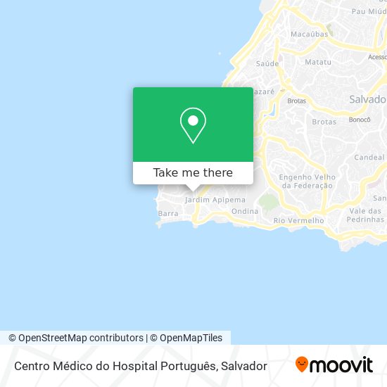 Centro Médico do Hospital Português map
