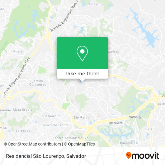 Residencial São Lourenço map