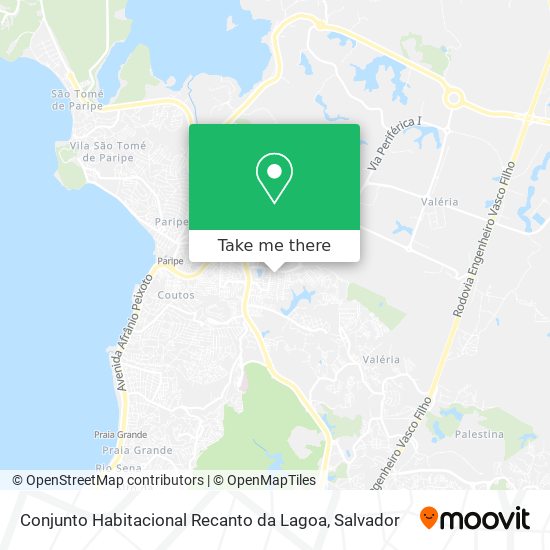 Conjunto Habitacional Recanto da Lagoa map