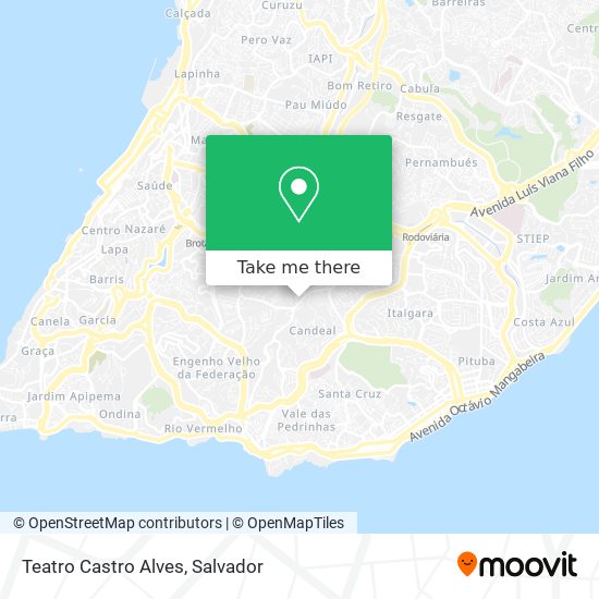 Mapa Teatro Castro Alves