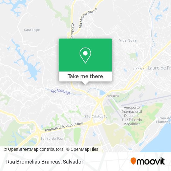 Rua Bromélias Brancas map