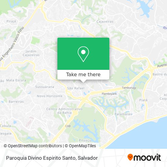 Paroquia Divino Espirito Santo map