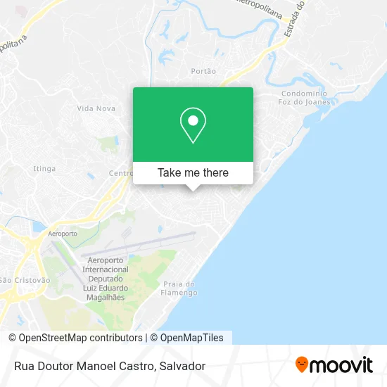 Rua Doutor Manoel Castro map