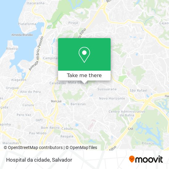 Hospital da cidade map