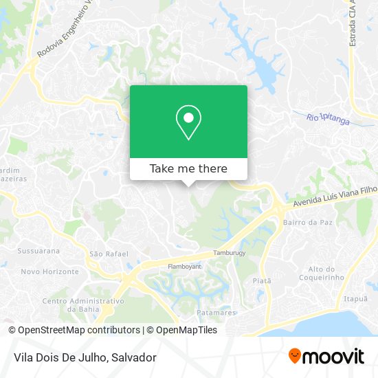 Vila Dois De Julho map