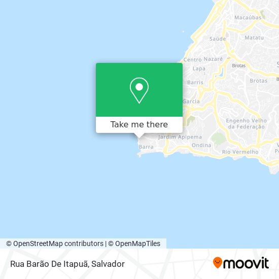 Rua Barão De Itapuã map