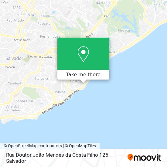 Rua Doutor João Mendes da Costa Filho 125 map