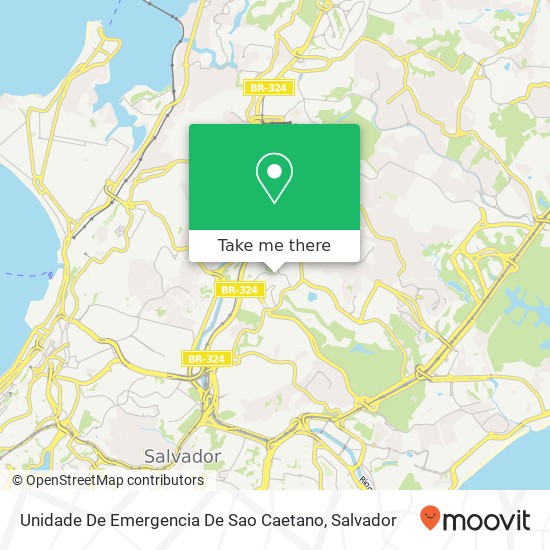 Mapa Unidade De Emergencia De Sao Caetano