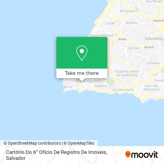 Cartório Do 6° Ofício De Registro De Imóveis map