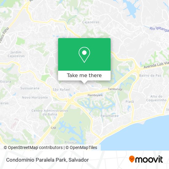 Mapa Condomínio Paralela Park