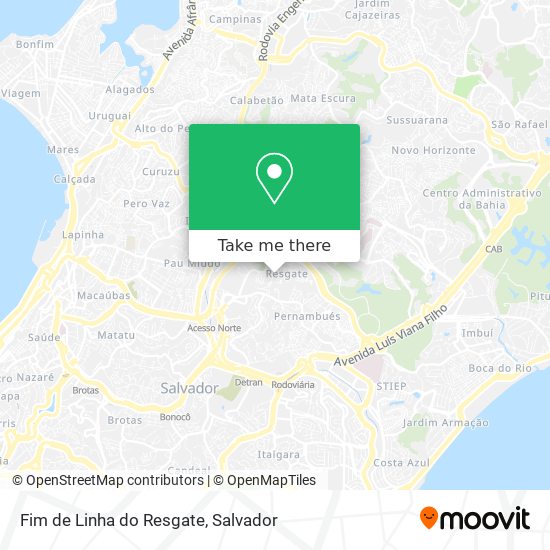 Fim de Linha do Resgate map