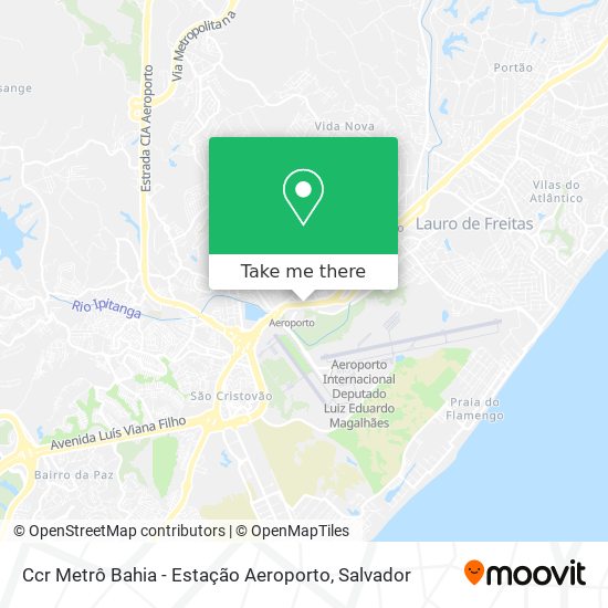 Ccr Metrô Bahia - Estação Aeroporto map