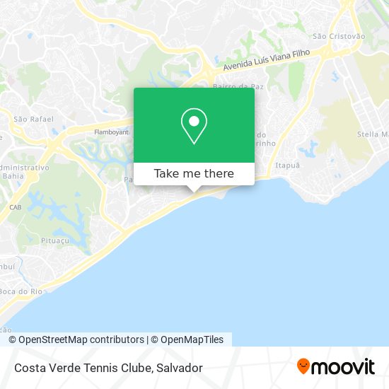 Costa Verde Tennis Clube map