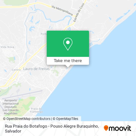 Rua Praia do Botafogo - Pouso Alegre Buraquinho map