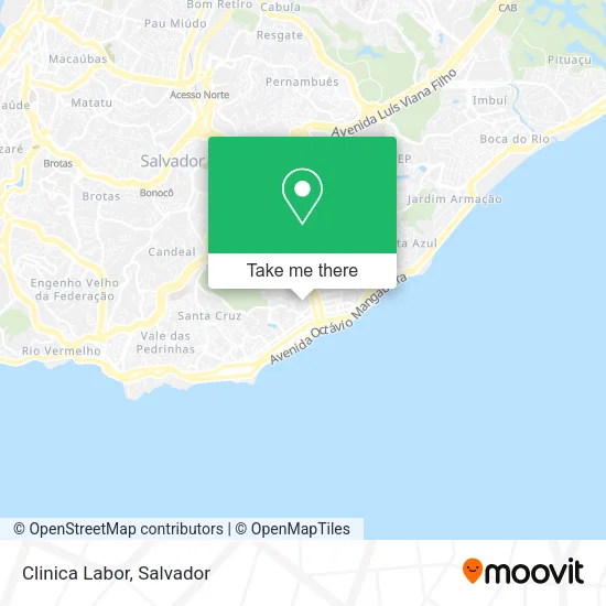 Clinica Labor map