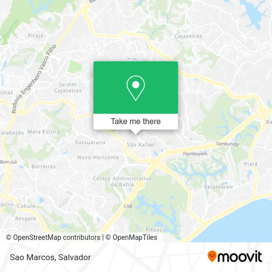 Sao Marcos map