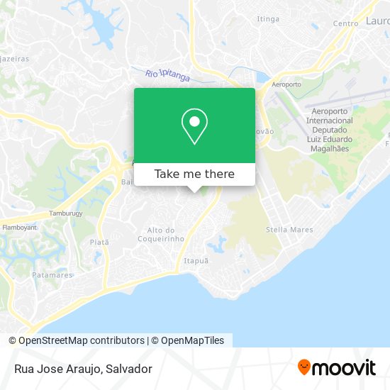 Rua Jose Araujo map