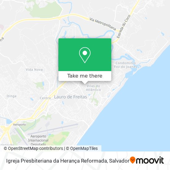 Igreja Presbiteriana da Herança Reformada map