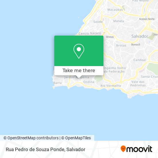 Rua Pedro de Souza Ponde map