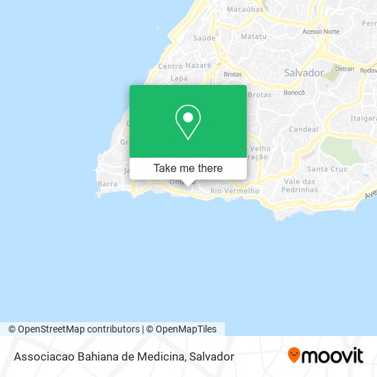 Mapa Associacao Bahiana de Medicina