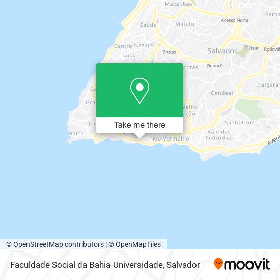 Faculdade Social da Bahia-Universidade map