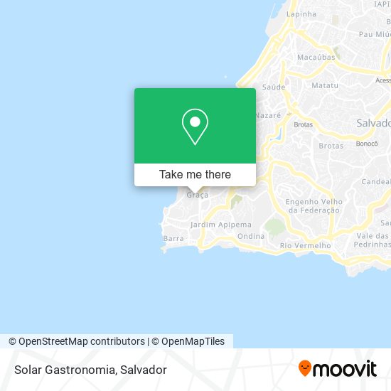 Mapa Solar Gastronomia