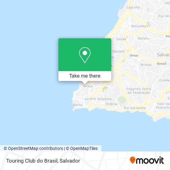 Touring Club do Brasil map