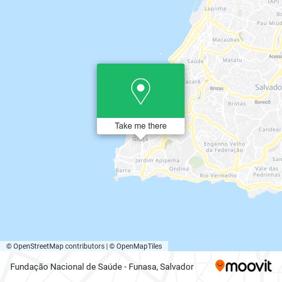 Fundação Nacional de Saúde - Funasa map