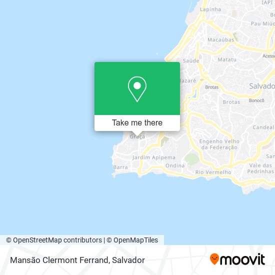 Mansão Clermont Ferrand map
