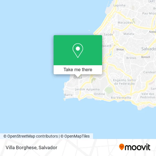 Villa Borghese map