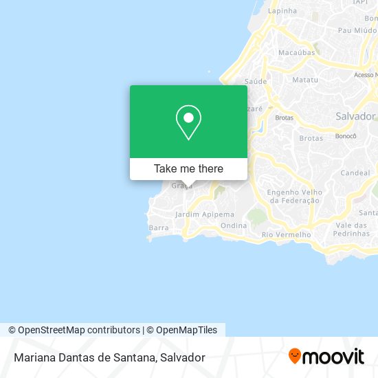 Mariana Dantas de Santana map