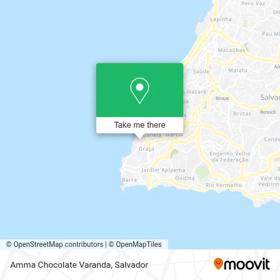Amma Chocolate Varanda map