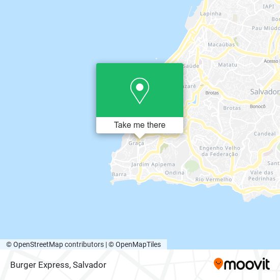 Mapa Burger Express