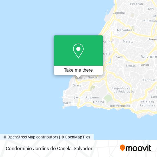 Condominio Jardins do Canela map