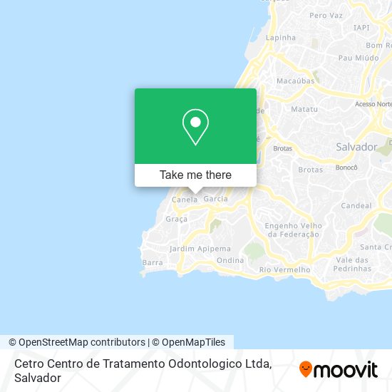 Cetro Centro de Tratamento Odontologico Ltda map