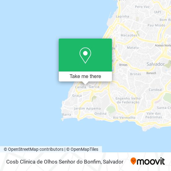 Cosb Clinica de Olhos Senhor do Bonfim map