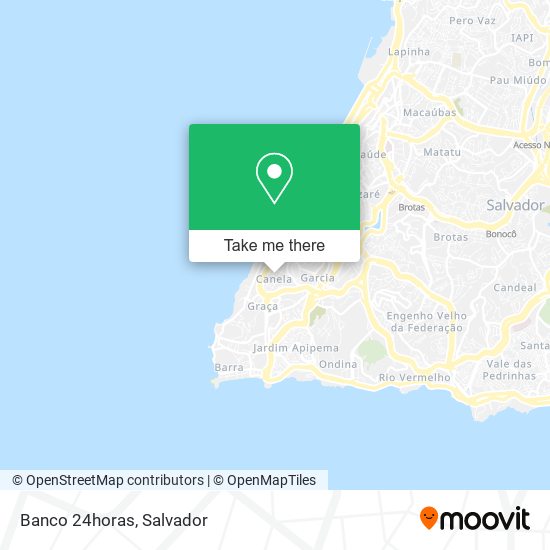 Banco 24horas map