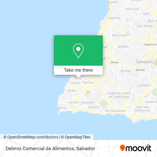 Mapa Delimix Comercial de Alimentos