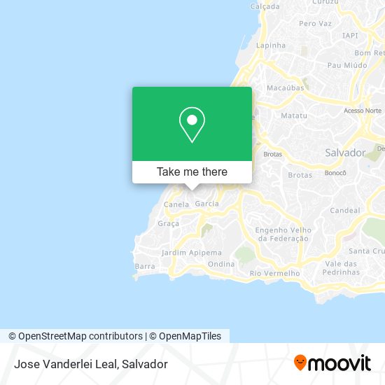 Mapa Jose Vanderlei Leal