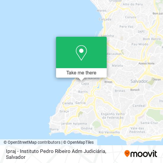 Ipraj - Instituto Pedro Ribeiro Adm Judiciária map