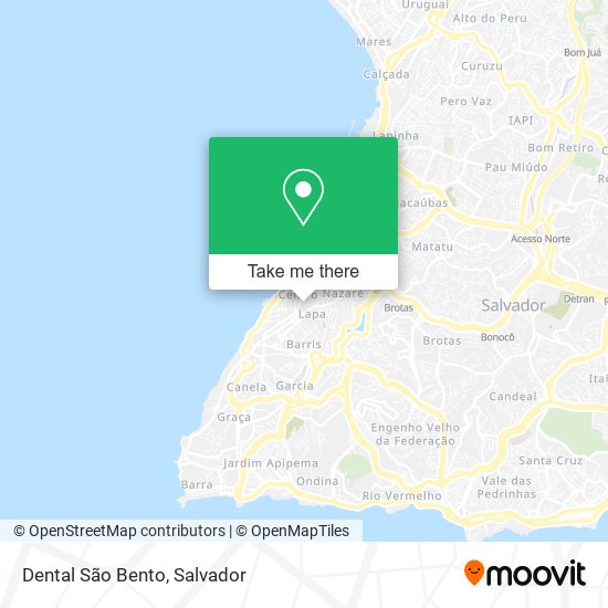 Dental São Bento map