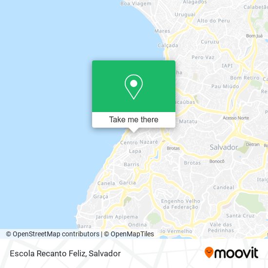 Mapa Escola Recanto Feliz