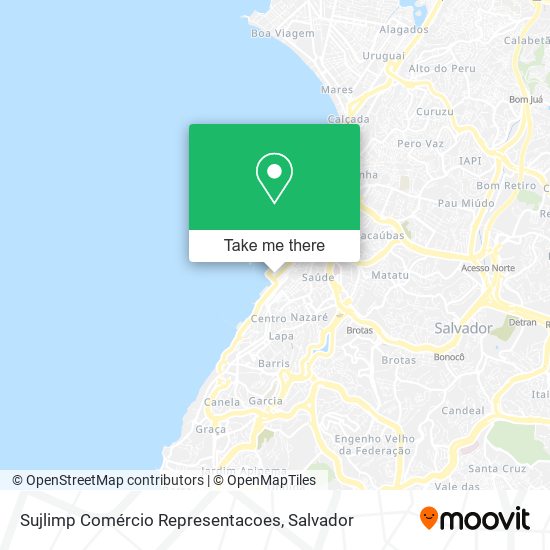 Sujlimp Comércio Representacoes map
