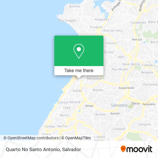 Mapa Quarto No Santo Antonio