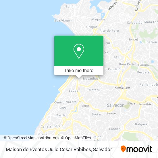 Maison de Eventos Júlio César Rabibes map